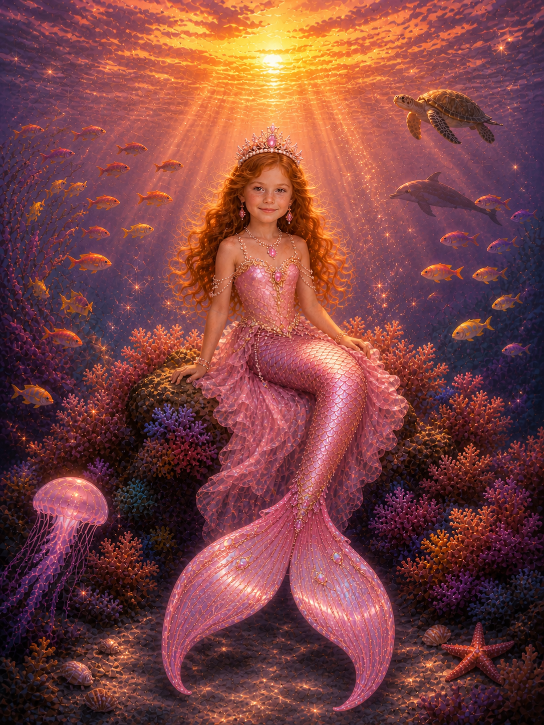 Arabella The Pink Mermaid Little Princess
