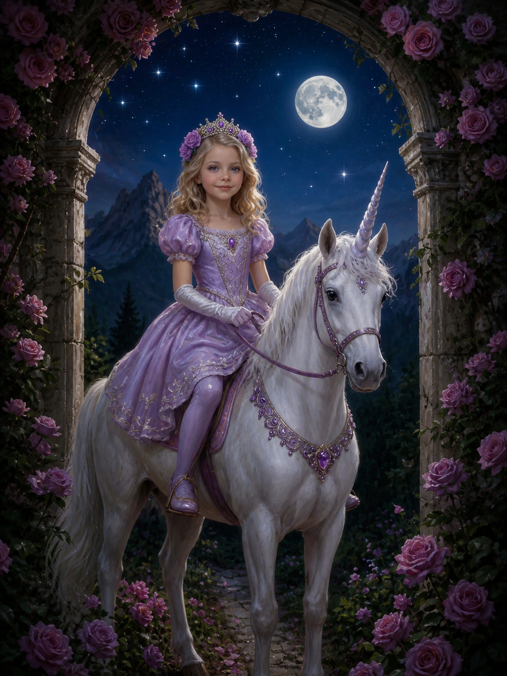 Violet The Unicorn Rider Little Princess